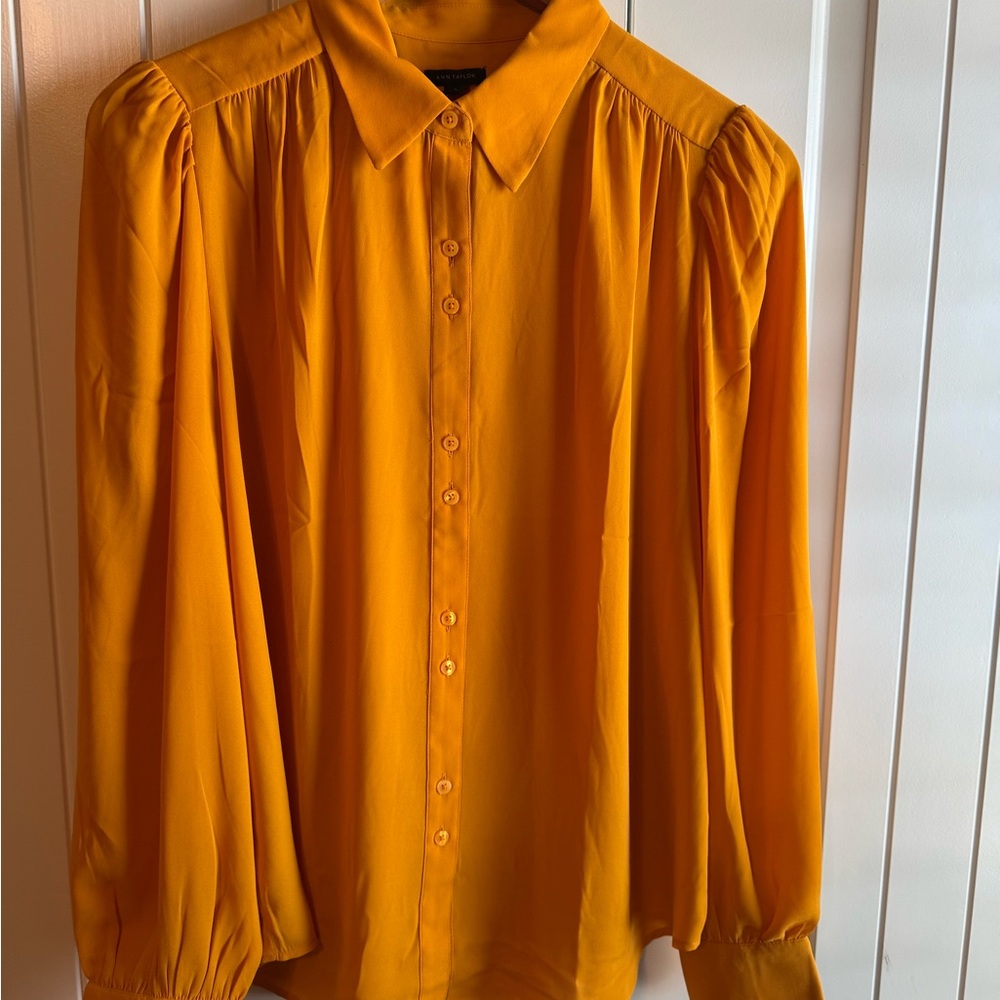 Ann Taylor Golden Yellow Blouse